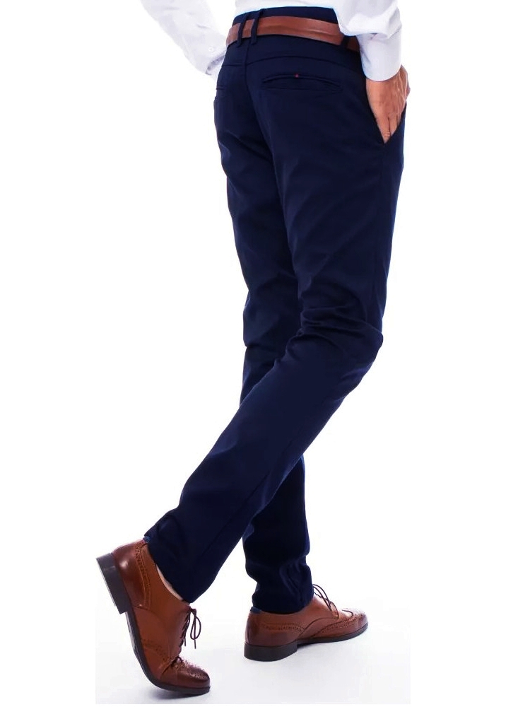 Pánske nohavice tmavomodré, P525