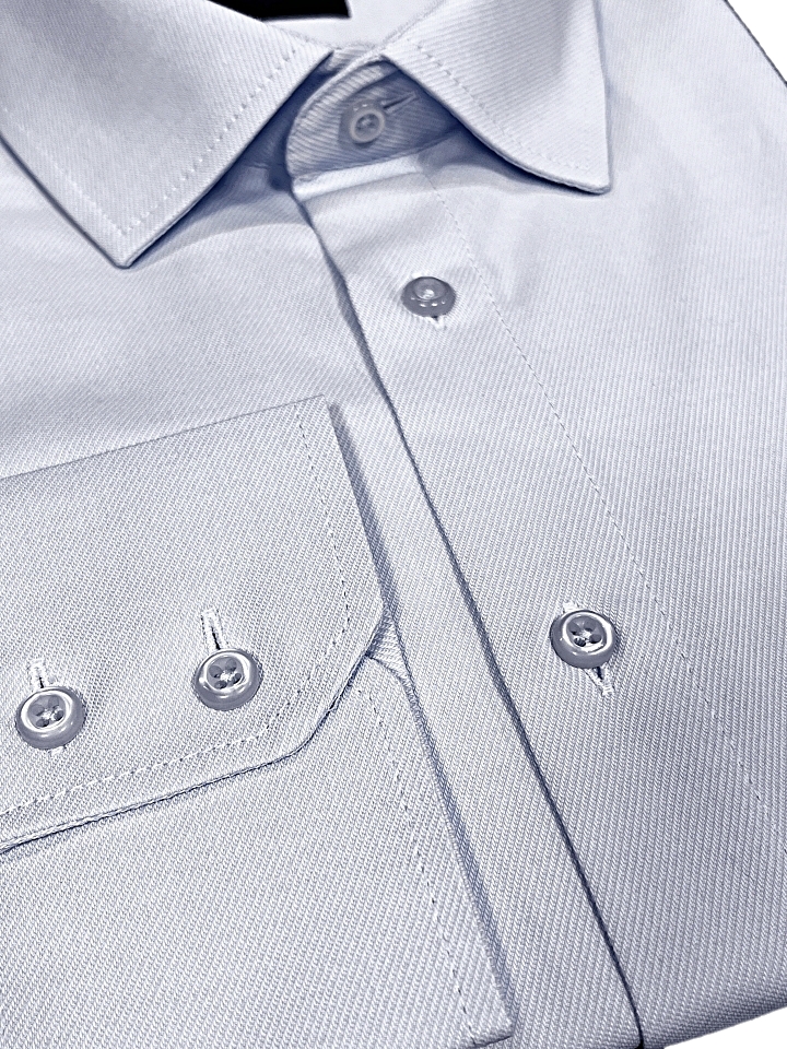 Pánska košeľa modrá s elastanom, P43