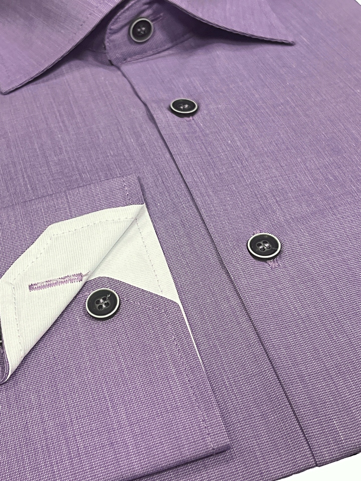 Pánska košeľa fialová, P432