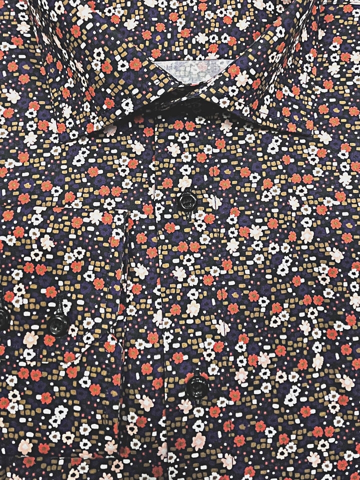 Pánska košeľas moderným vzorom, P83