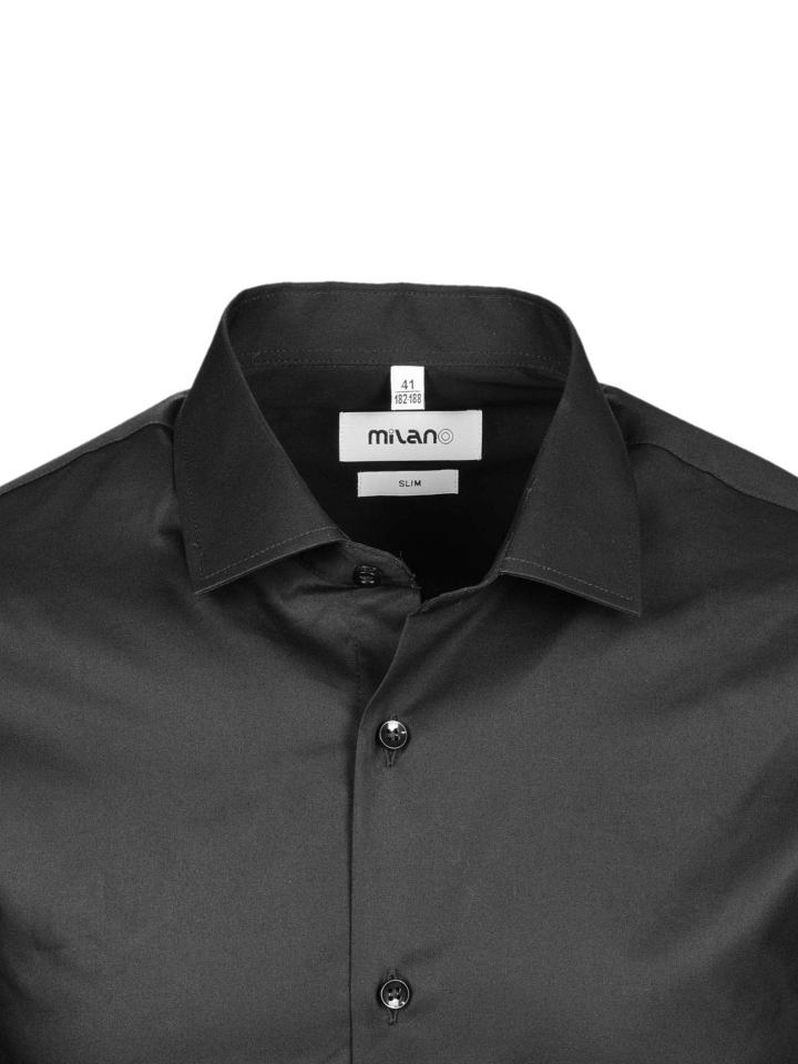 Pánska košeľa čierna, P82